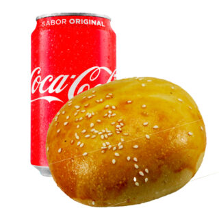 1 hamburgão + 1 Coca-Cola 350ml