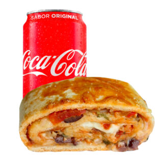 1 pizza enrolada + 1 Coca-Cola 350ml